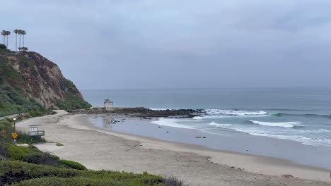 A-beautiful-beach-in-Dana-Point,-California