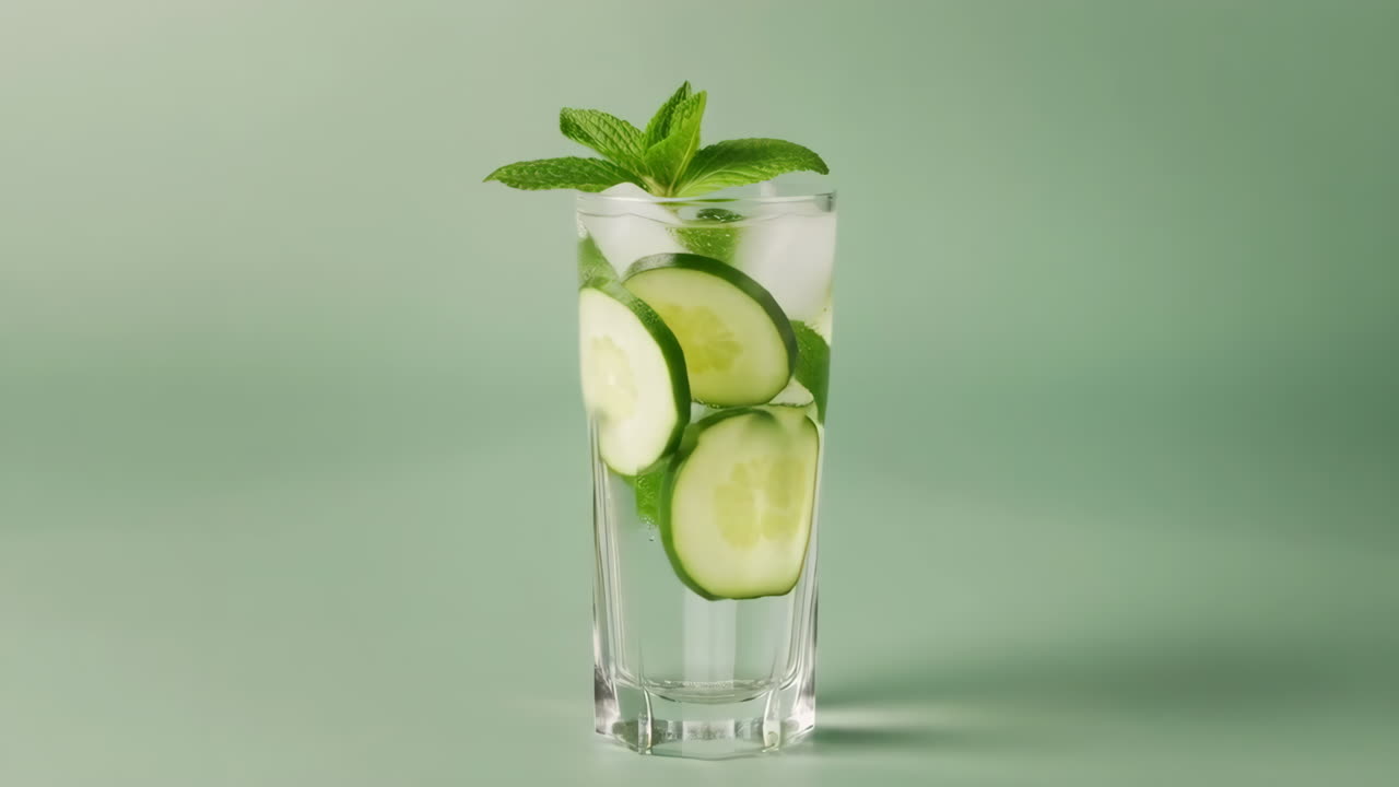 Refreshing Cucumber and Mint Detox Water