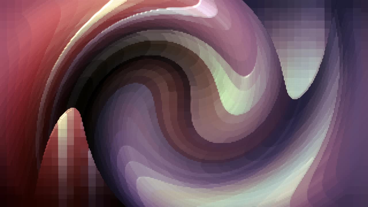 4k infinito hipnótico multicolor en movimiento y remolino giratorio gráficos de movimiento animación de fondo bucle sin costuras. estilo vintage futurista patrón geométrico abstracto, animación hipnótica.