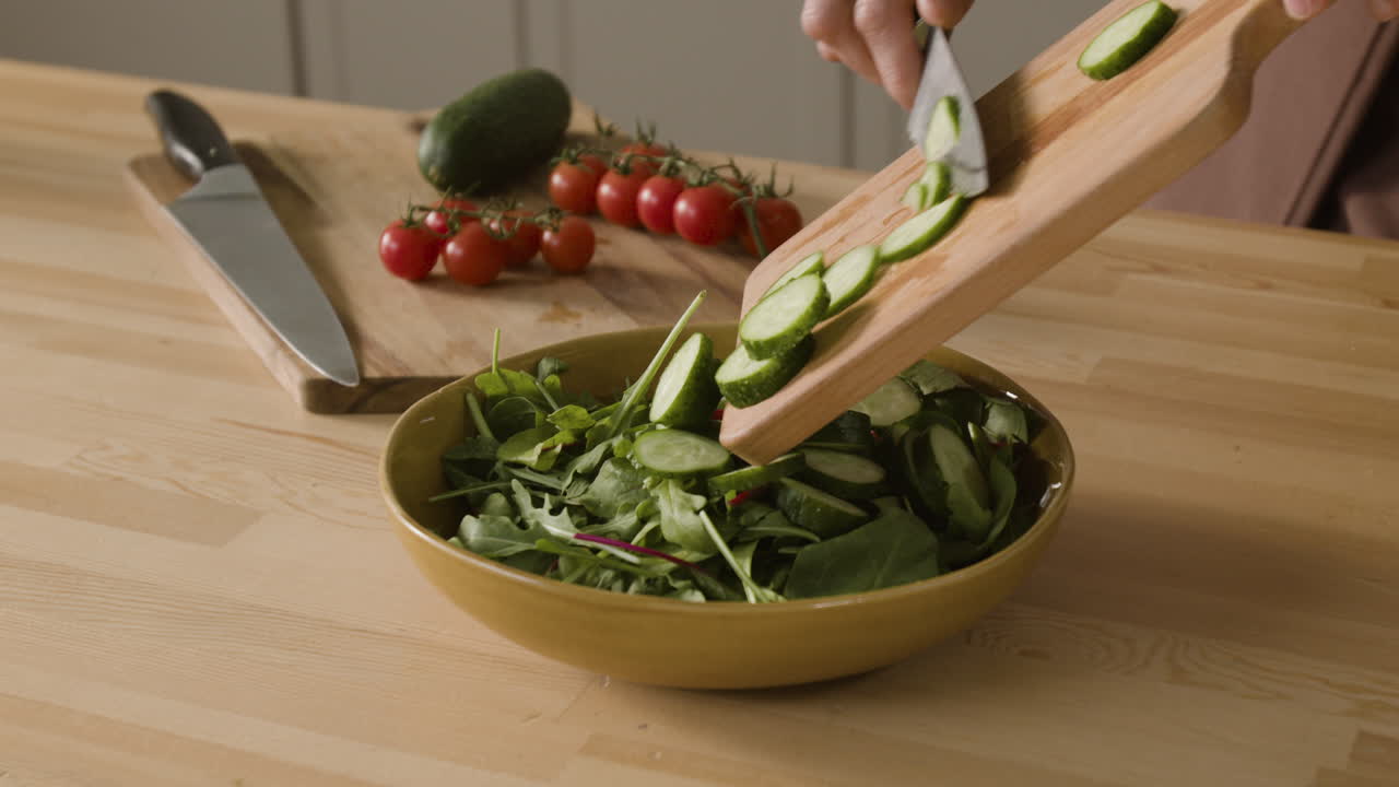 Making a Healthy Salad