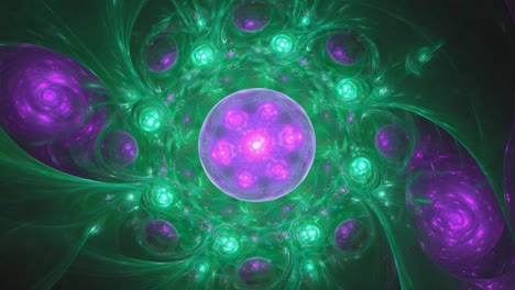 abstract fractal orb