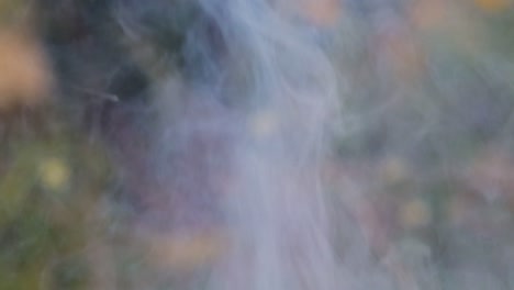 spitting smoke