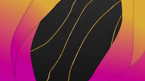 animation of shapes and lines moving over black background