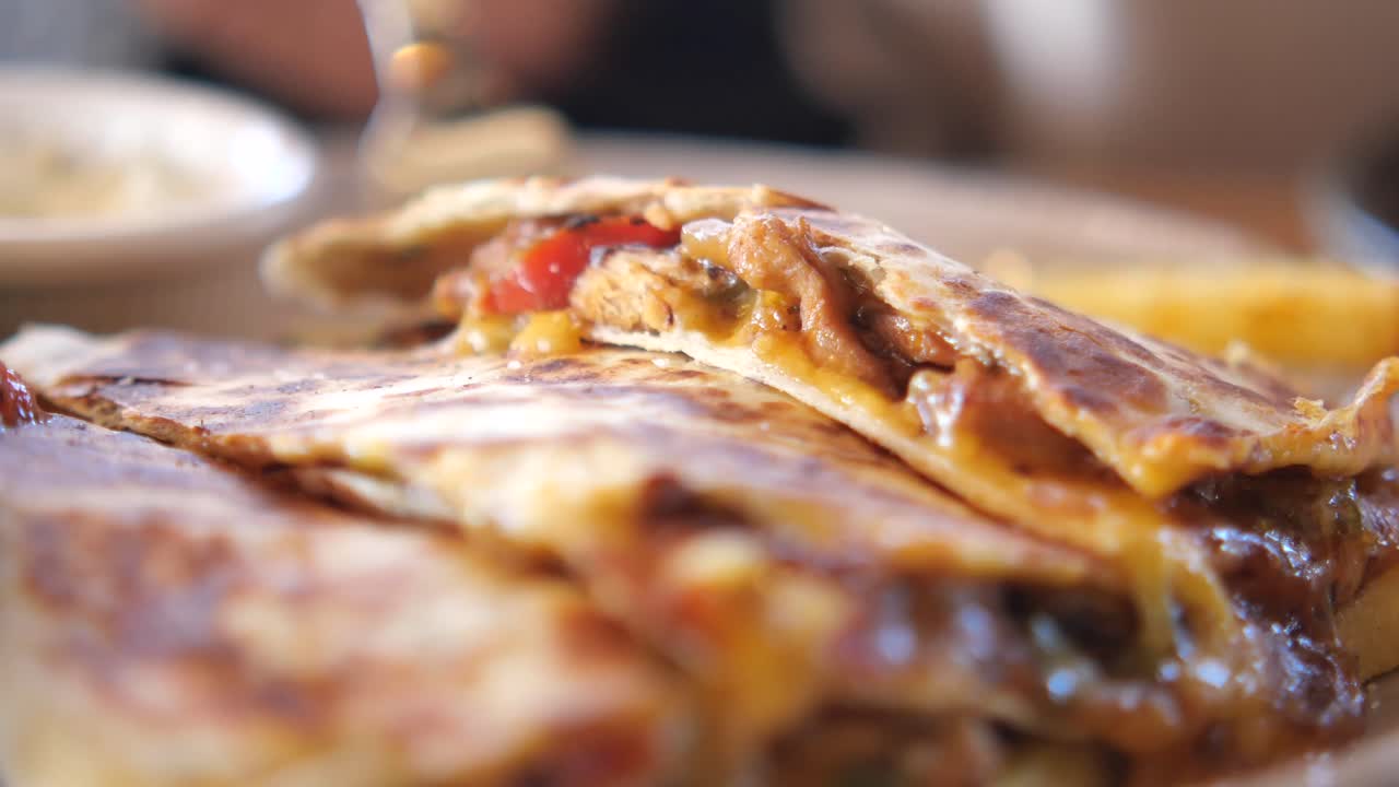 Close-up of a Quesadilla