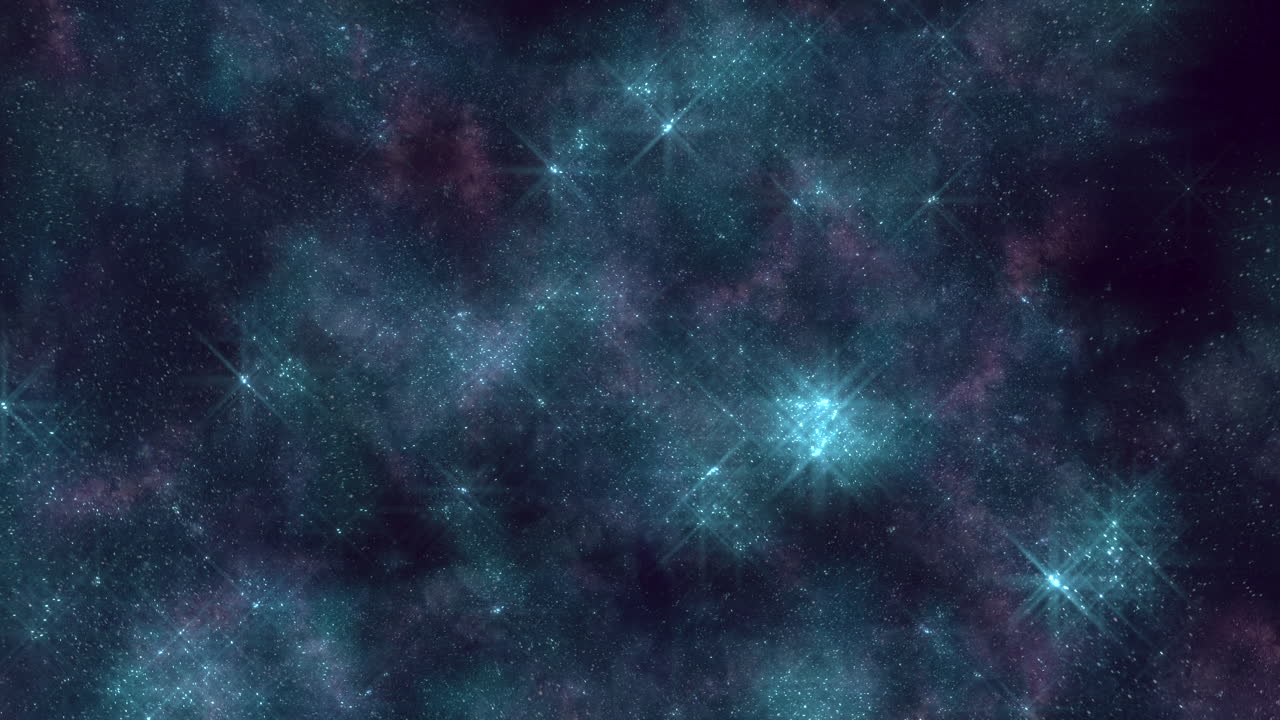 Glimmers of stardust captivating space background with glowing stars and nebulae
