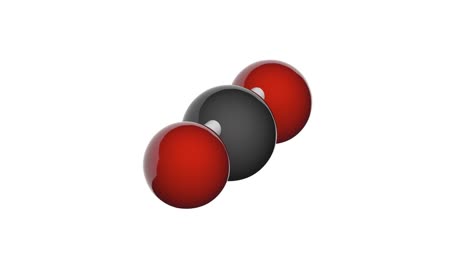 carbon dioxide (co2). seamless loop.