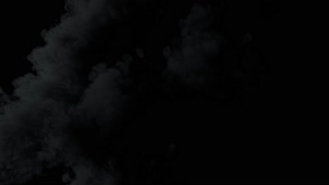efecto de fuego y humo abstracto