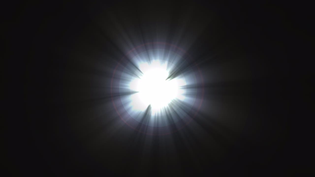 animación de bucle con luz que pasa a través de la oscuridad