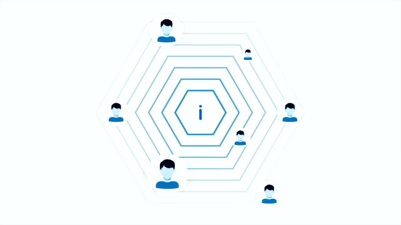 gráfico de conexión a la red