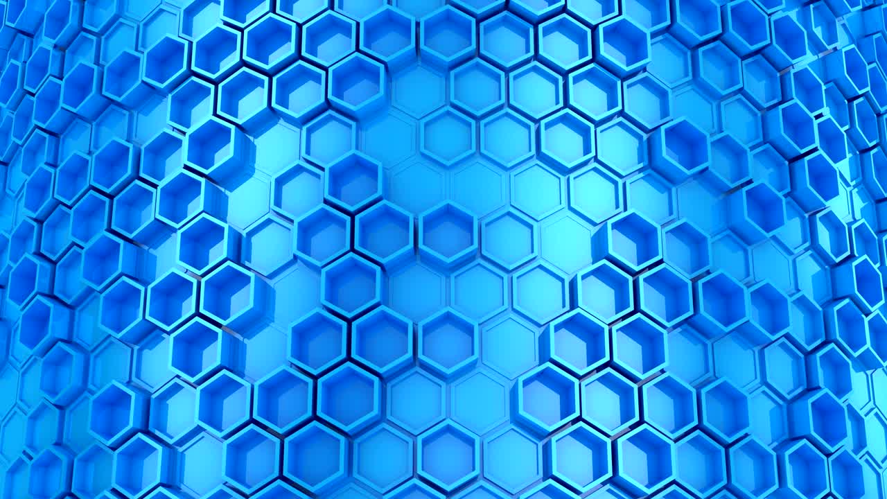 el fondo de los hexágonos