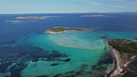 aerial view of island in the middle of the ocean