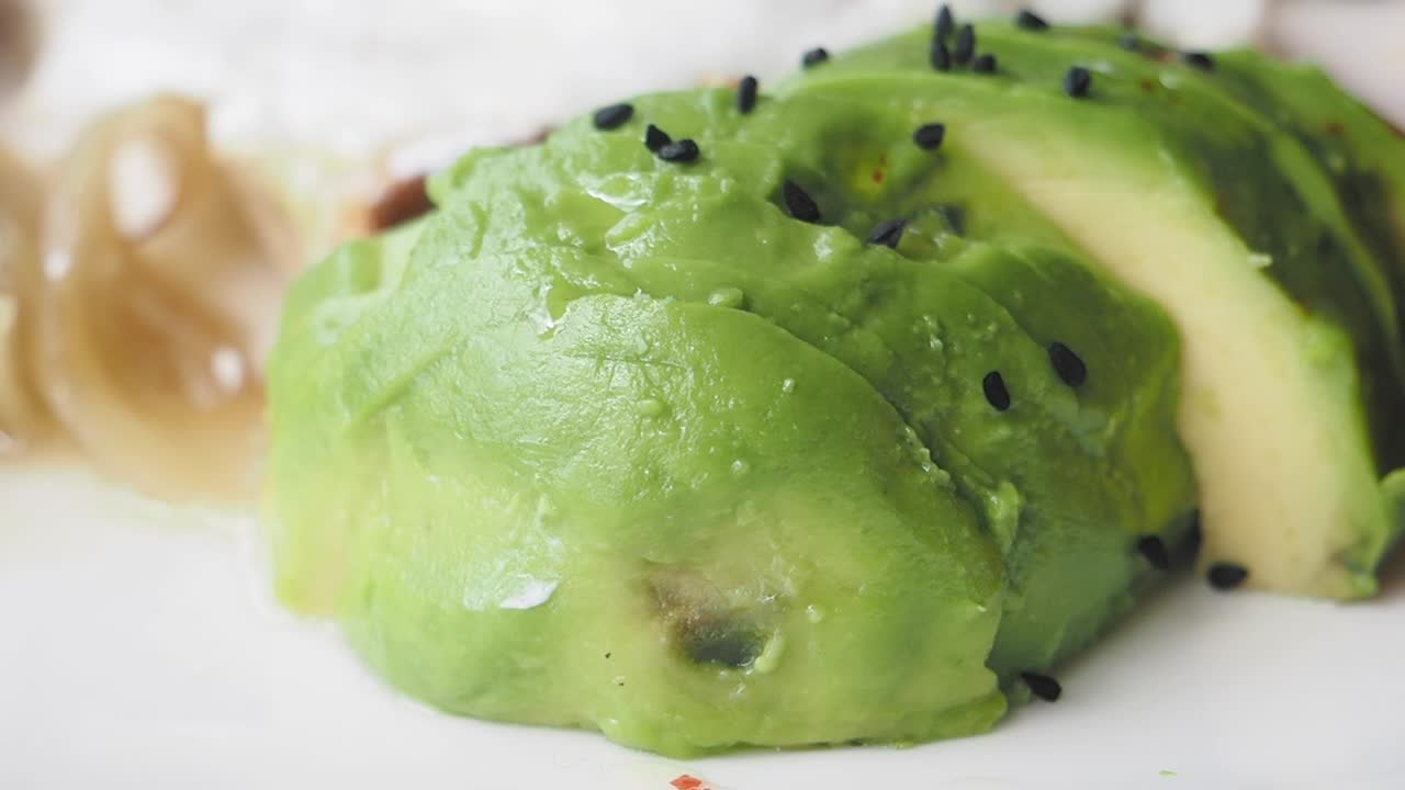 Avocado and Sausage Breakfast Plate