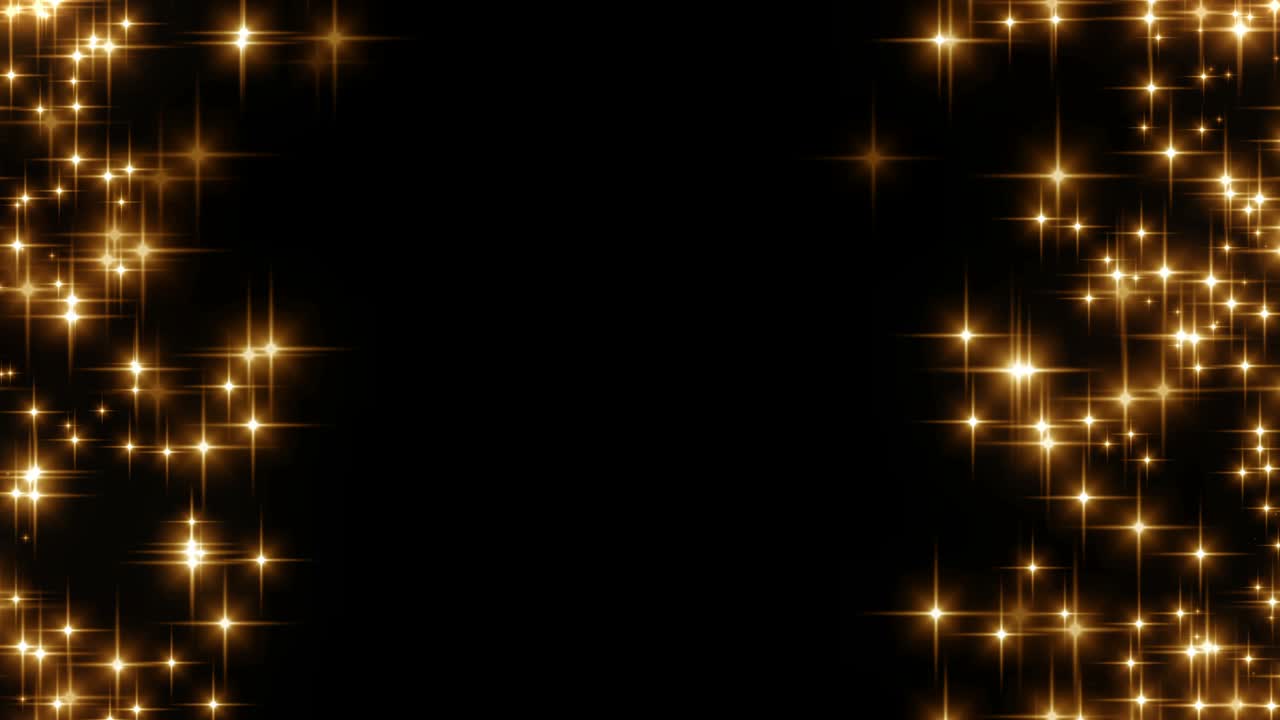 fondo de partículas de estrellas doradas brillantes