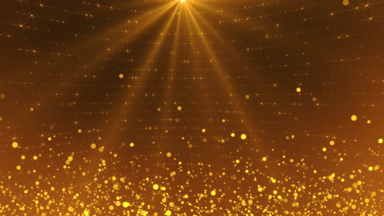 4K 3D 애니메이션 추상적인 축제 모션 배경, 반짝이는 보케, 반짝이는 글리터 입자