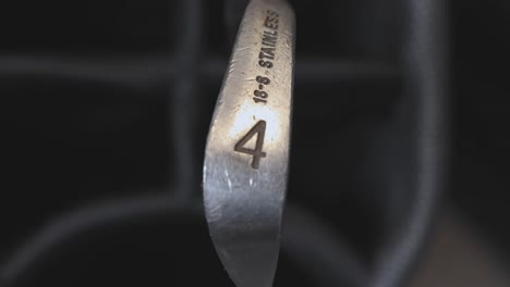 close-up of a dark, blurry, textured surface