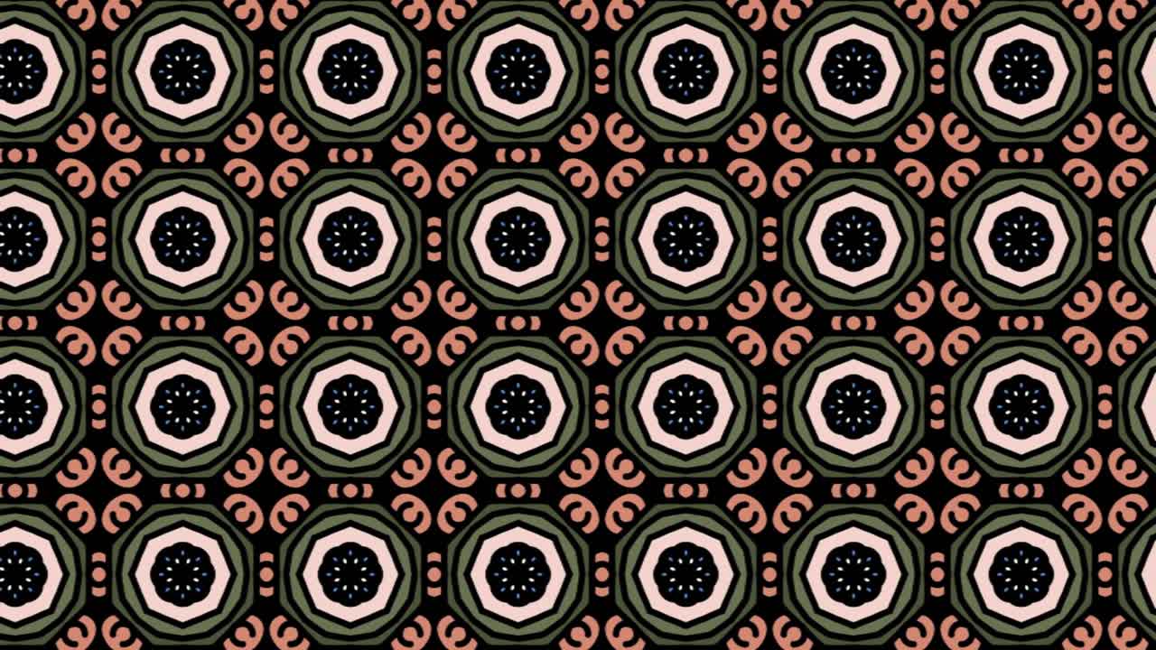 Elegant floral pattern background slide animation beautiful ornaments