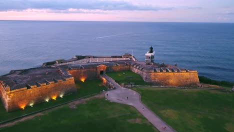 Droning-by-the-San-Felipe-Del-Morro-in-Puerto-Rico