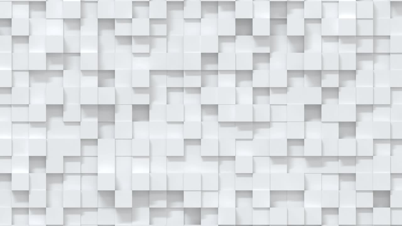 White cubes abstract surface