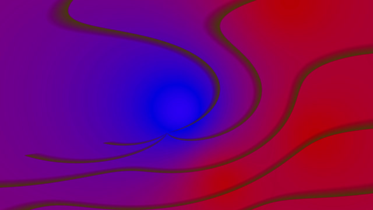 línea de gradiente líquido fondo ondulado liso.4k animación