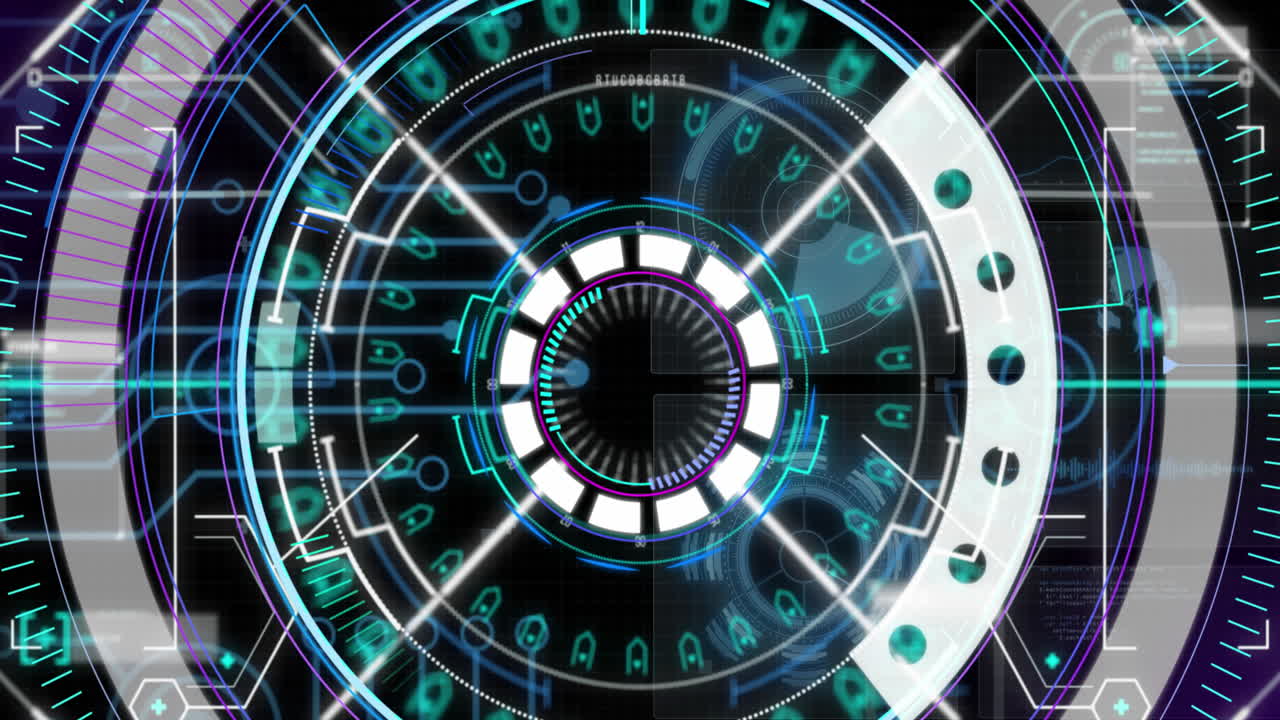 Animation of scope scanning and data processing