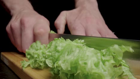 el corte de la lechuga