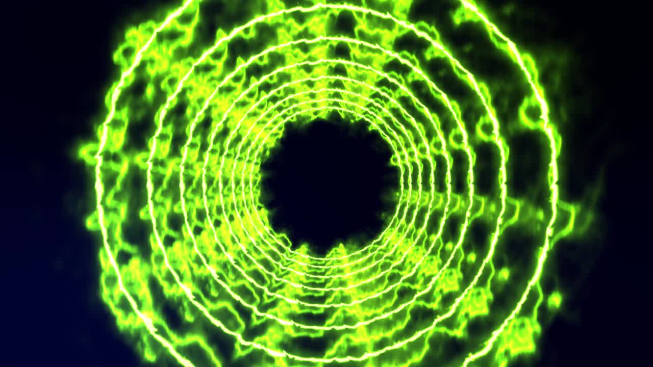 animación de túnel de círculo 3d gráficos de movimiento