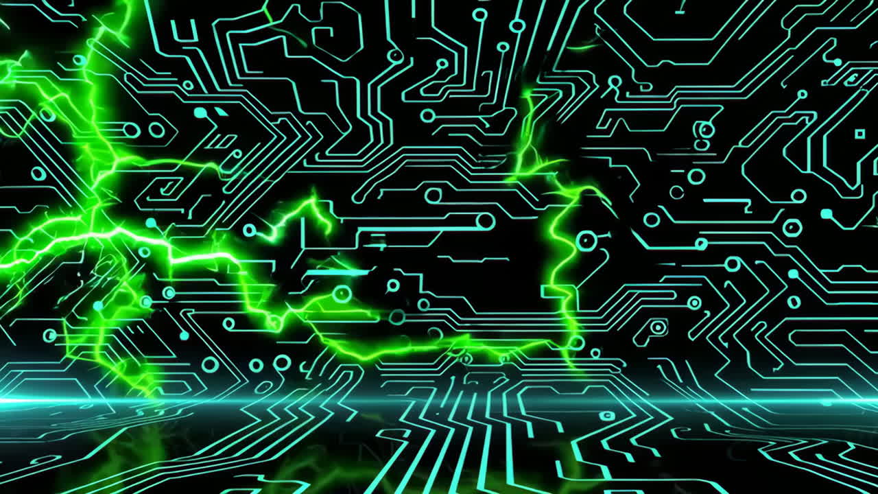 Electric Circuit Board Background