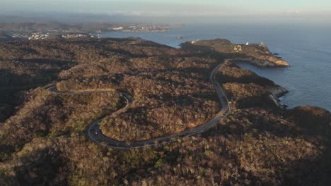 Parque-Nacional-Huatulco,-Situado-A-Lo-Largo-De-La-Costa-Pacífica-De-Oaxaca,-México