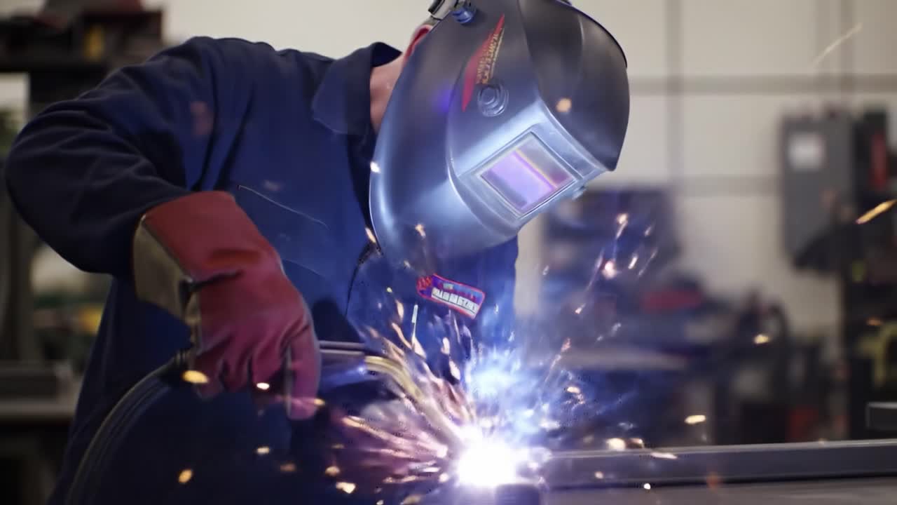 Welding in Progress