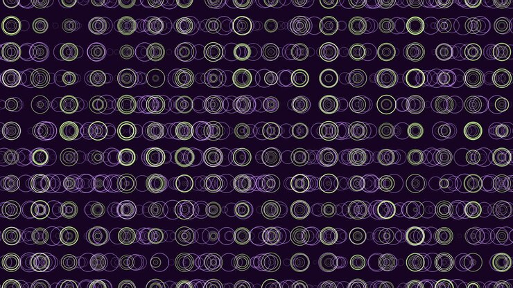 Dynamic black and gold circles a striking metallic pattern