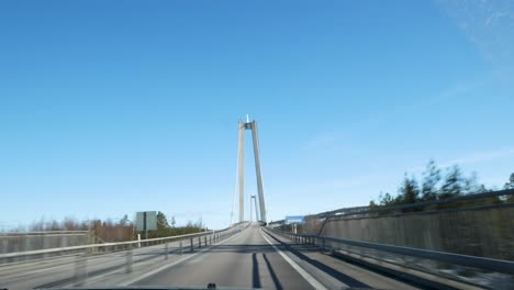 Renos-Comiendo-Junto-A-La-Carretera-En-El-Norte-De-Suecia,-Un-Frío-Día-De-Invierno-En-Marte