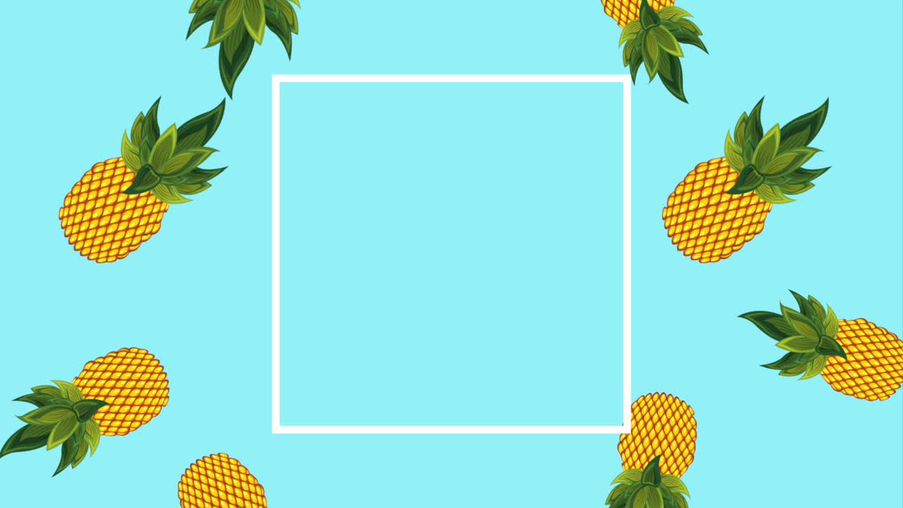 여름 열대 템플릿