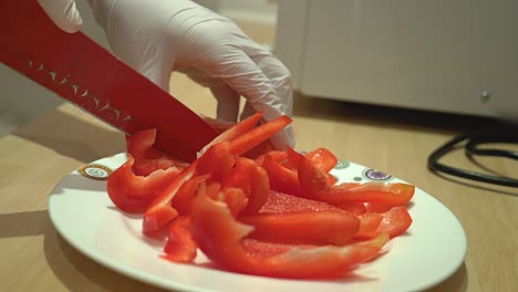 A-red-paprika-is-cut-into-strips