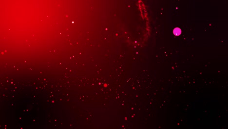 luz que se mueve en el efecto de partículas de fondo de color