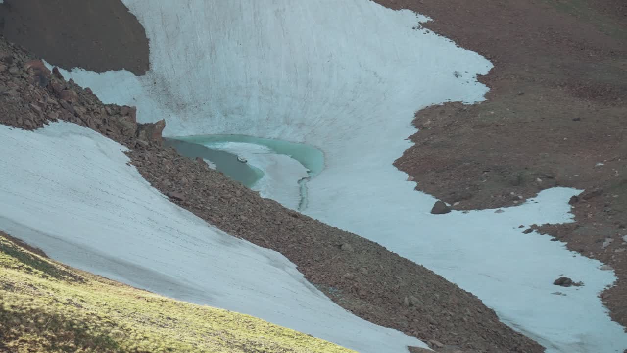 툰드라 눈과 얼음 호수 록키 마운틴 국립 공원
