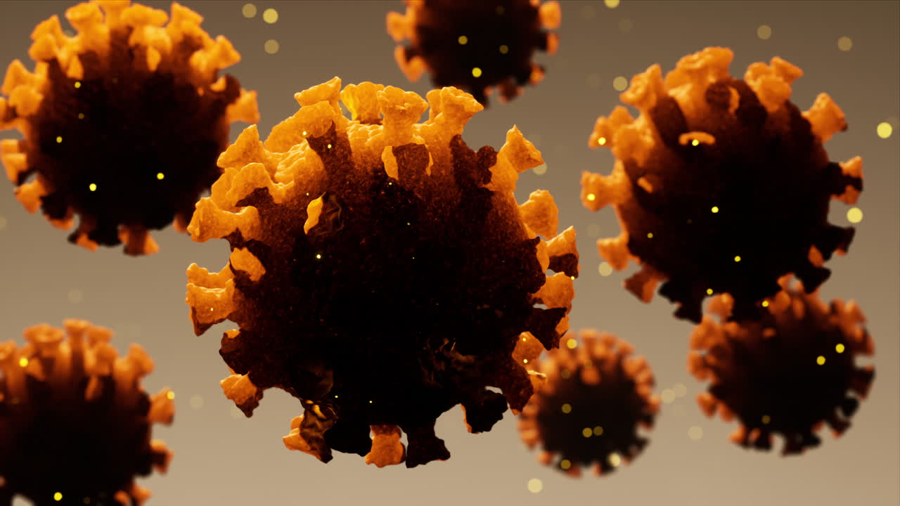 Billede af Coronavirus' influenzalignende COVID-19 virusvariant