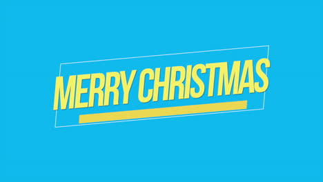 Modern-Merry-Christmas-text-in-frame-on-blue-gradient