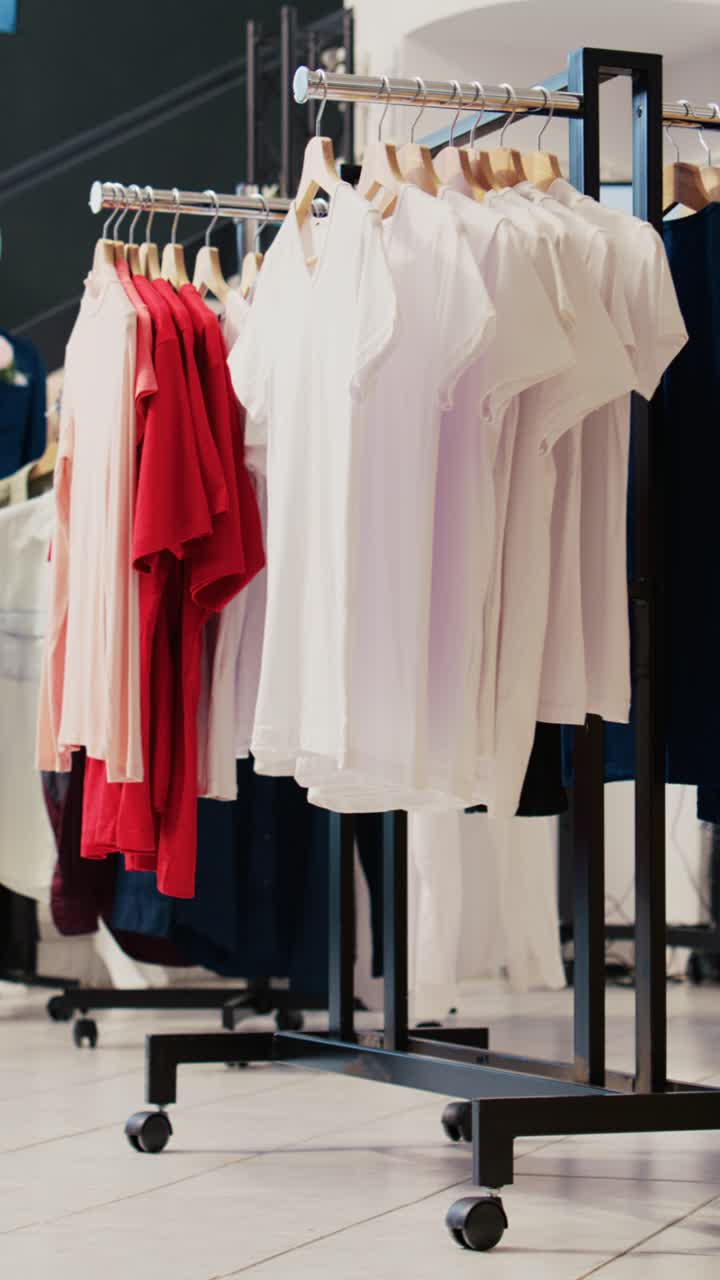 Ropa en perchas