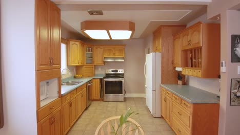 outdated ordinary kitchen in home