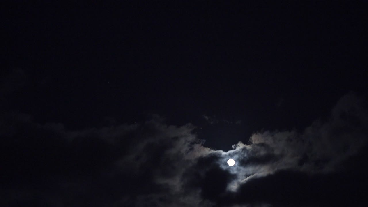 보름달과 밤하늘.