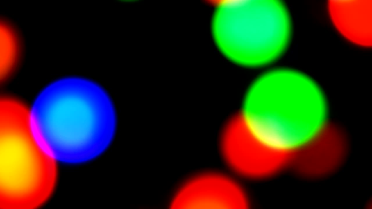 luces de colores bokeh