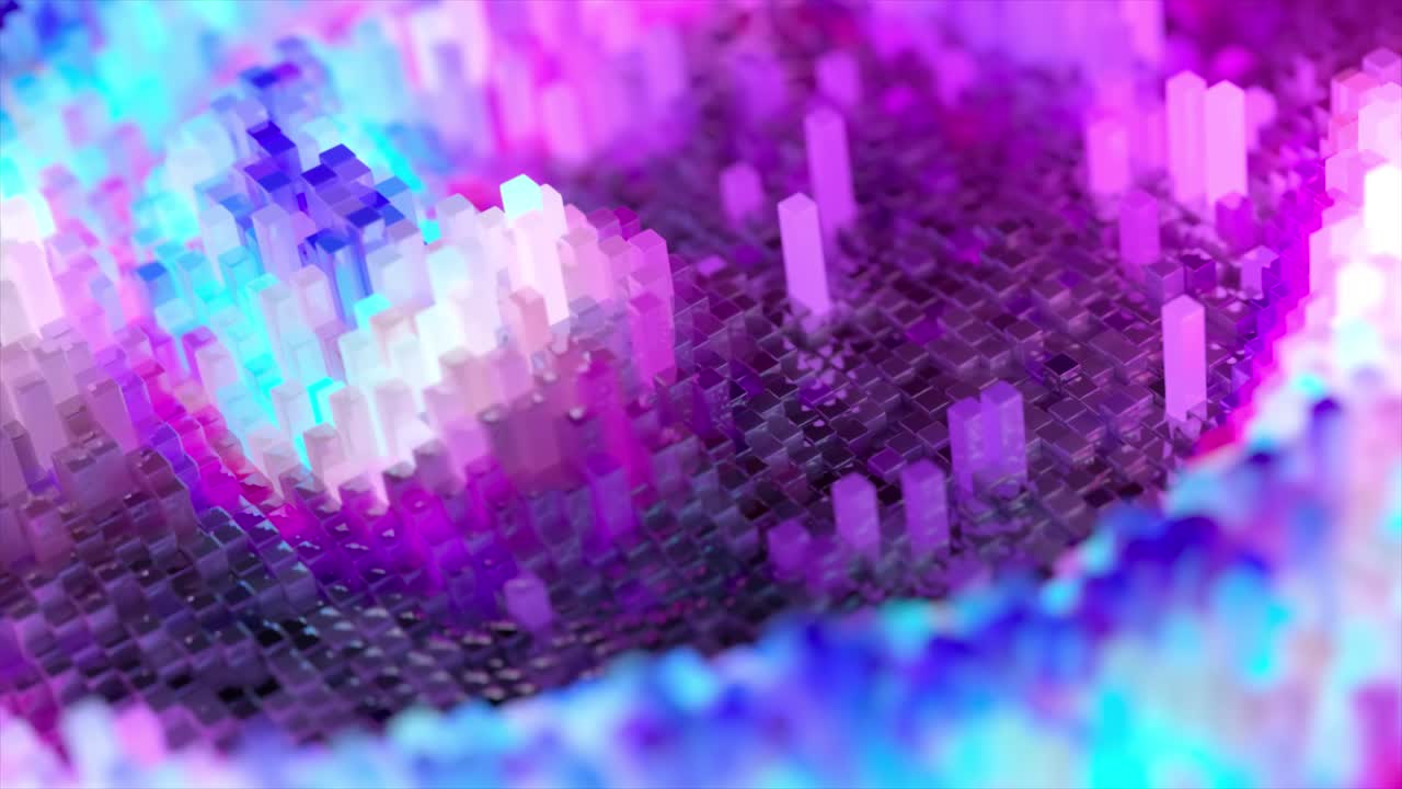 추상적인 기하학적 큐브