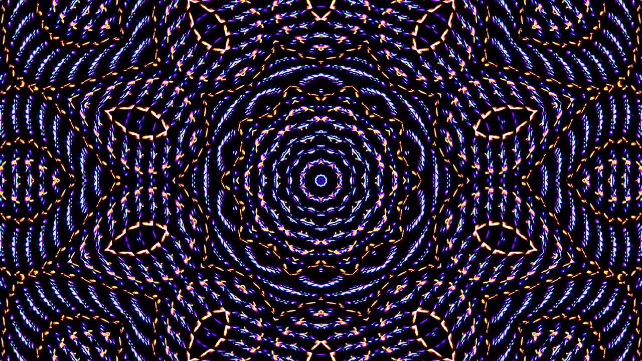 Bright abstract light governing full color, kaleidoscope