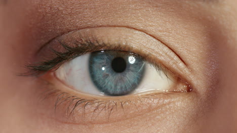 Nahaufnahme-Makro-Blaue-Augen-öffnen-Schöne-Iris-Natürliche-Menschliche-Schönheit-Gesundes-Sehvermögen-Konzept
