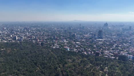 videos de drones de la ciudad de méxico en un día nebuloso de diciembre