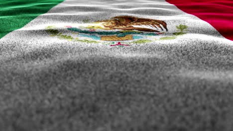 mexico textile flag animation, rendering, background, loop