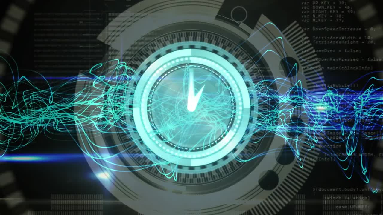 시계 이동의 애니메이션, 연결 네트워크와 함께 범위 스캐닝