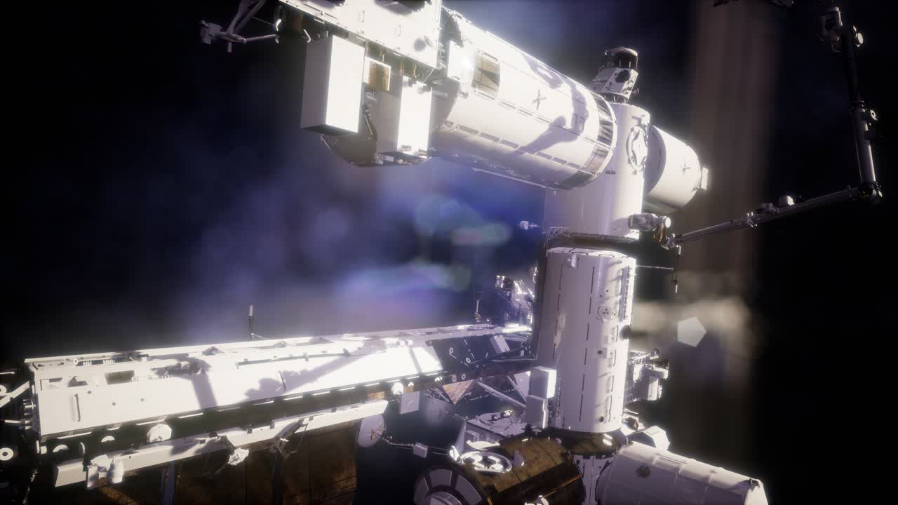 International Space Station in outer space