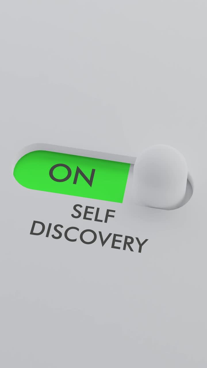 자기 발견 스위치를 켜는 수직 비디오