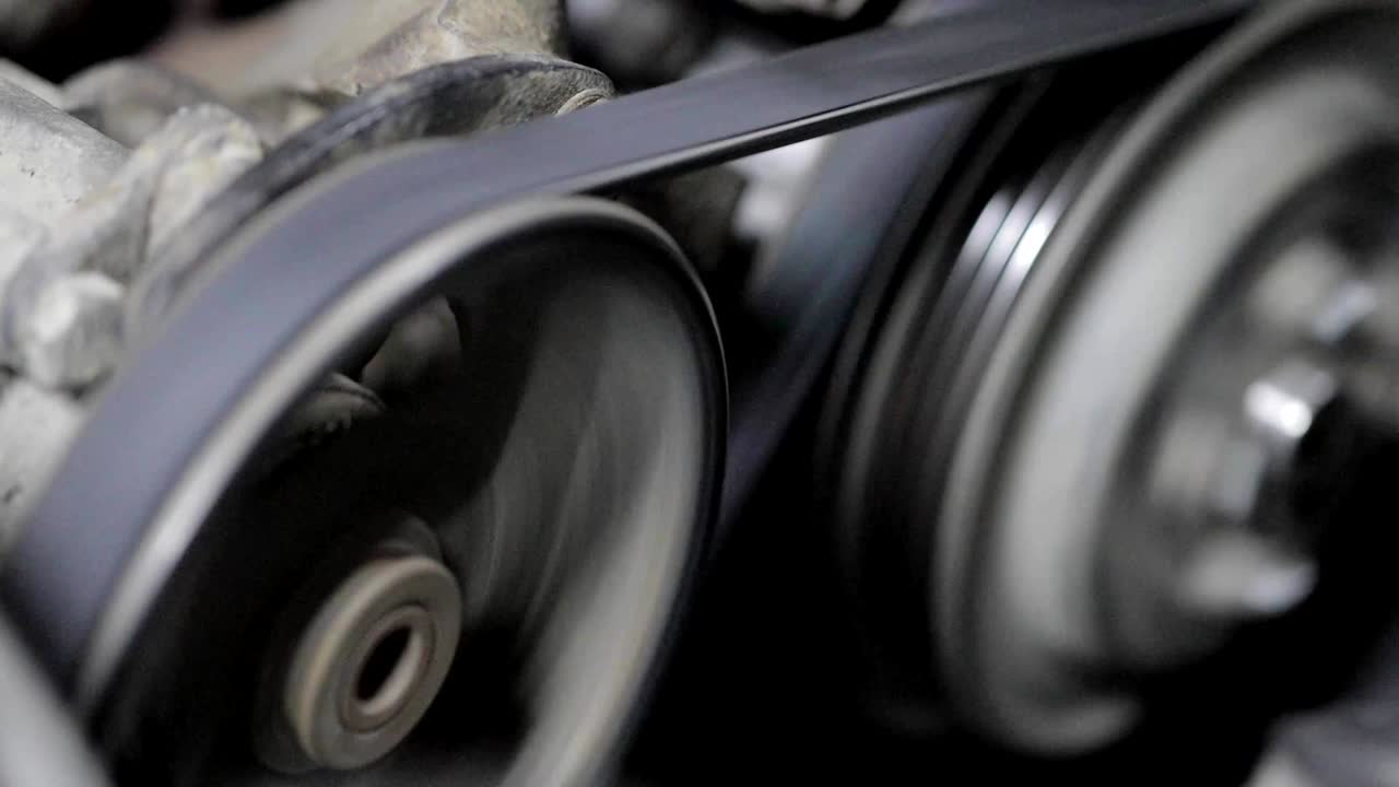 вращение привода ремня